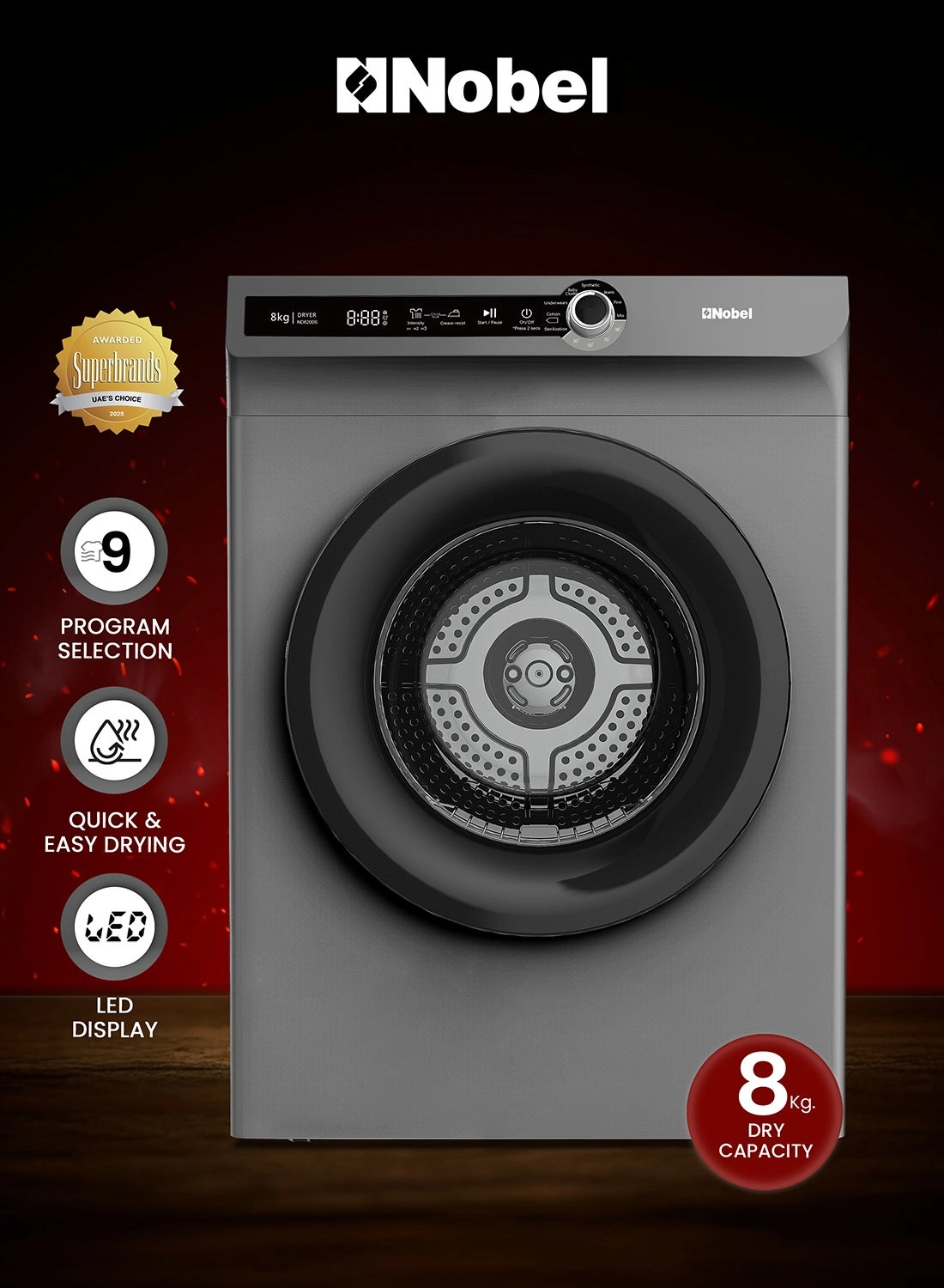 Nobel ND8200S Vented