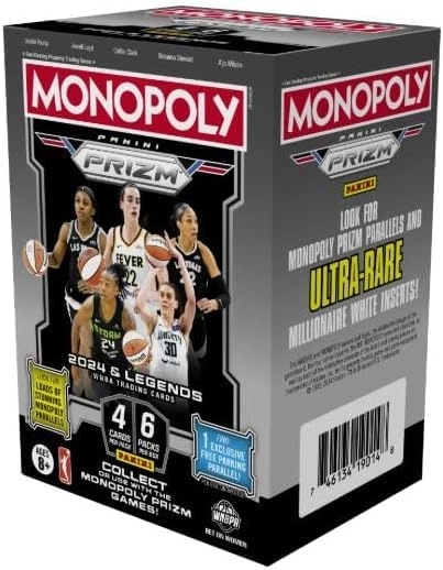 Monopoly Prizm WNBA Trading Card Blaster Box