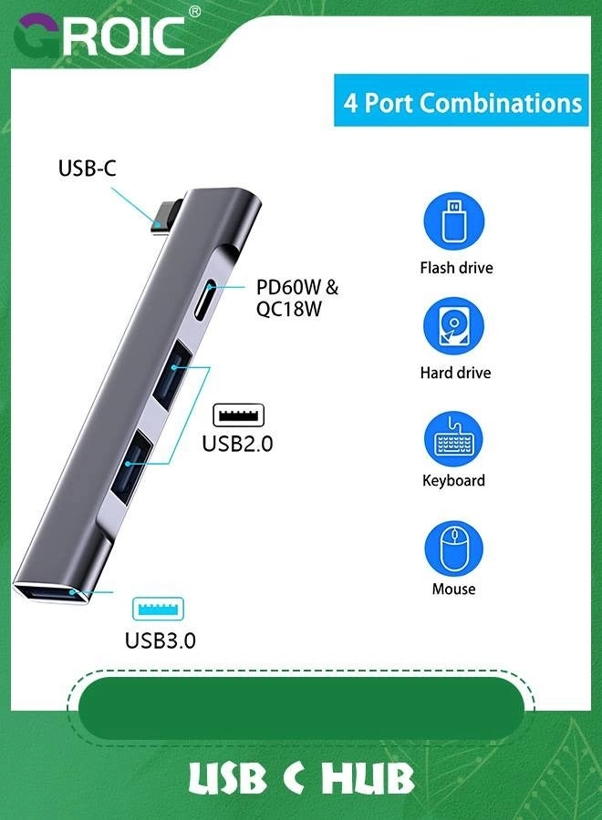 USB C Hub - 60W USB 3.0