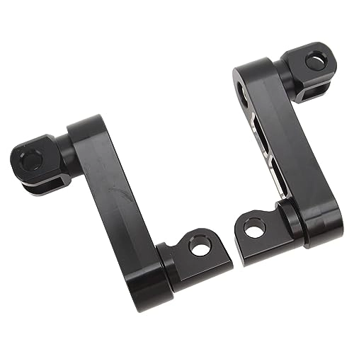 Foot Peg Highway Bracket - 360 Degree Adjustable Aluminum Black White