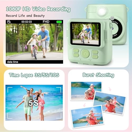 X6 - 1080P 2.4 Inch Instant Print