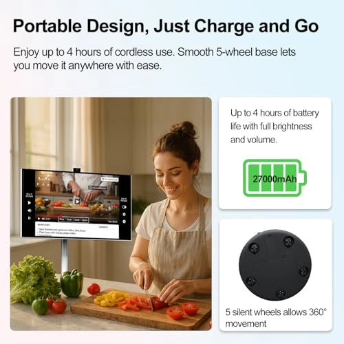 Portable Smart TV - 1080P 27 inch