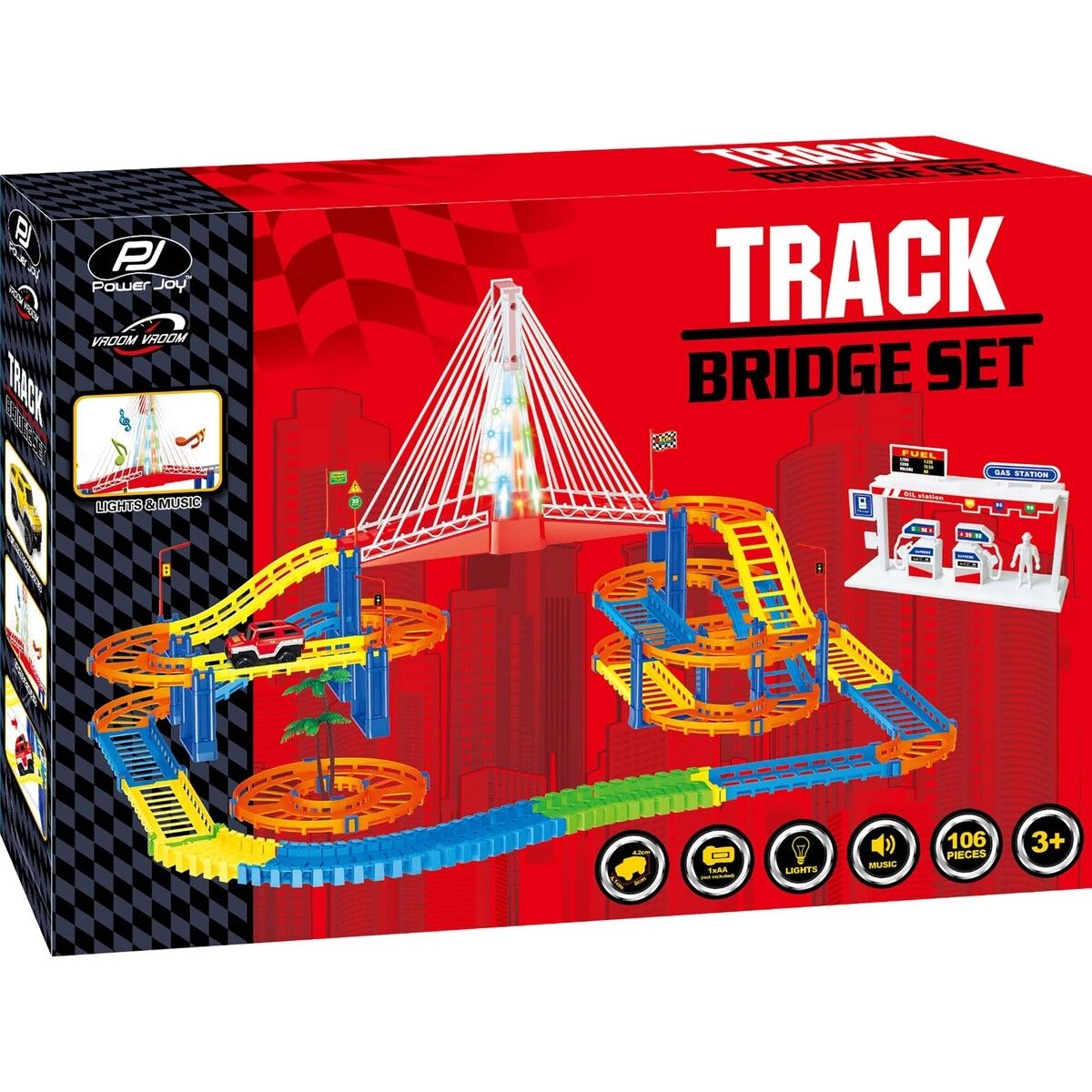 Vroom Vroom Magic Track Bridge - 106 pcs