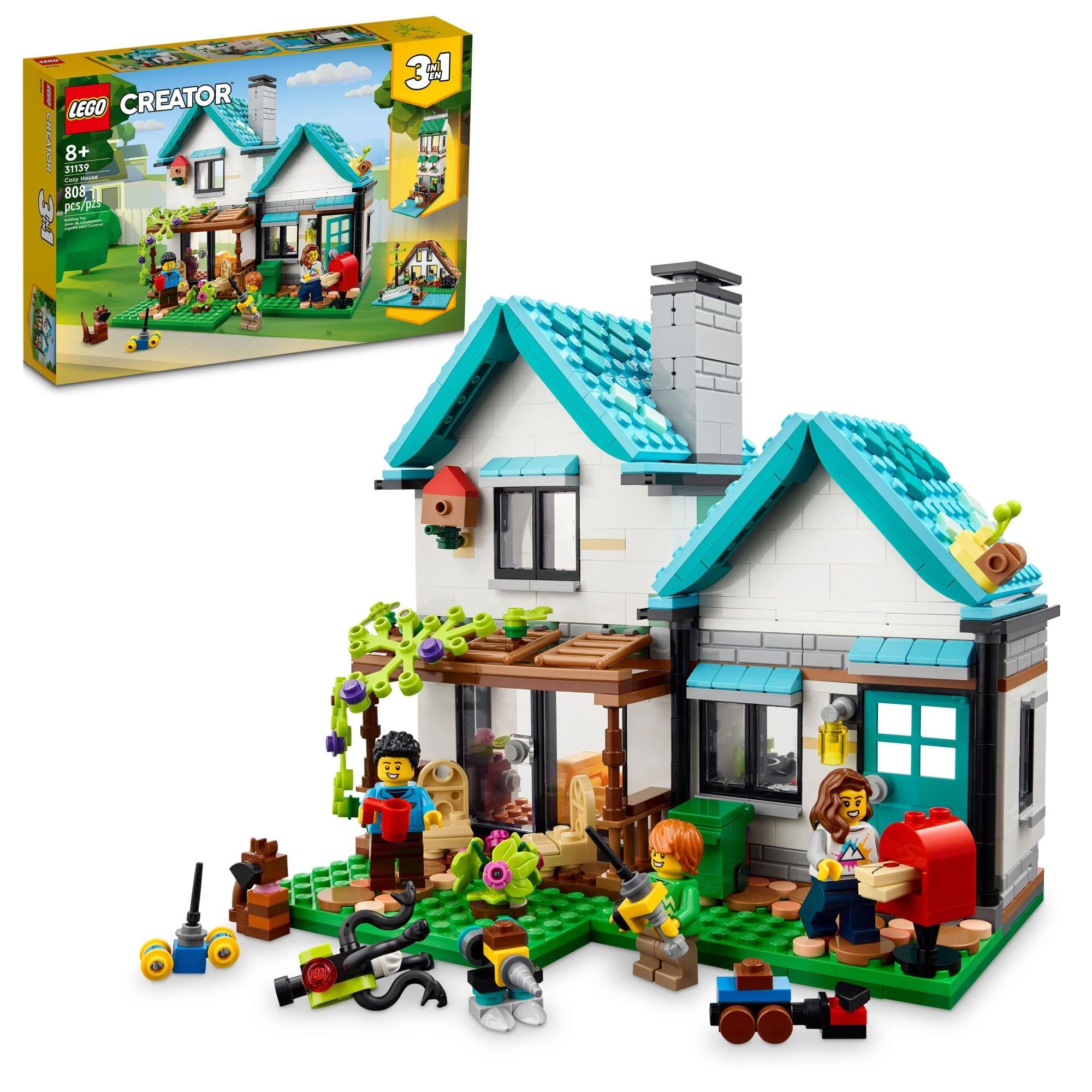 Creator 3 in 1 Cozy House (31139) - 808 pieces 8+