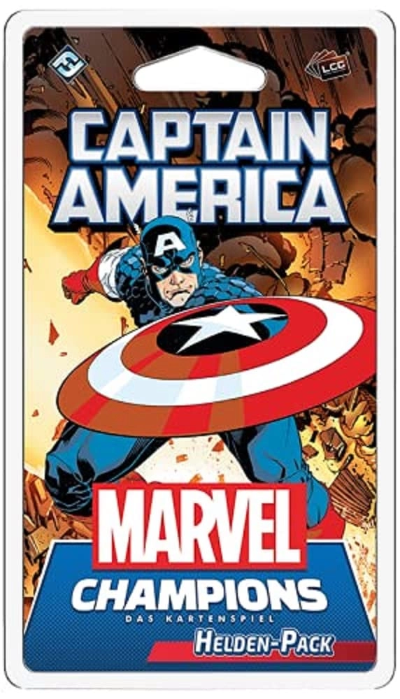 Asmodee DE Marvel Champions: The Card Game: Captain America Expansion (German)