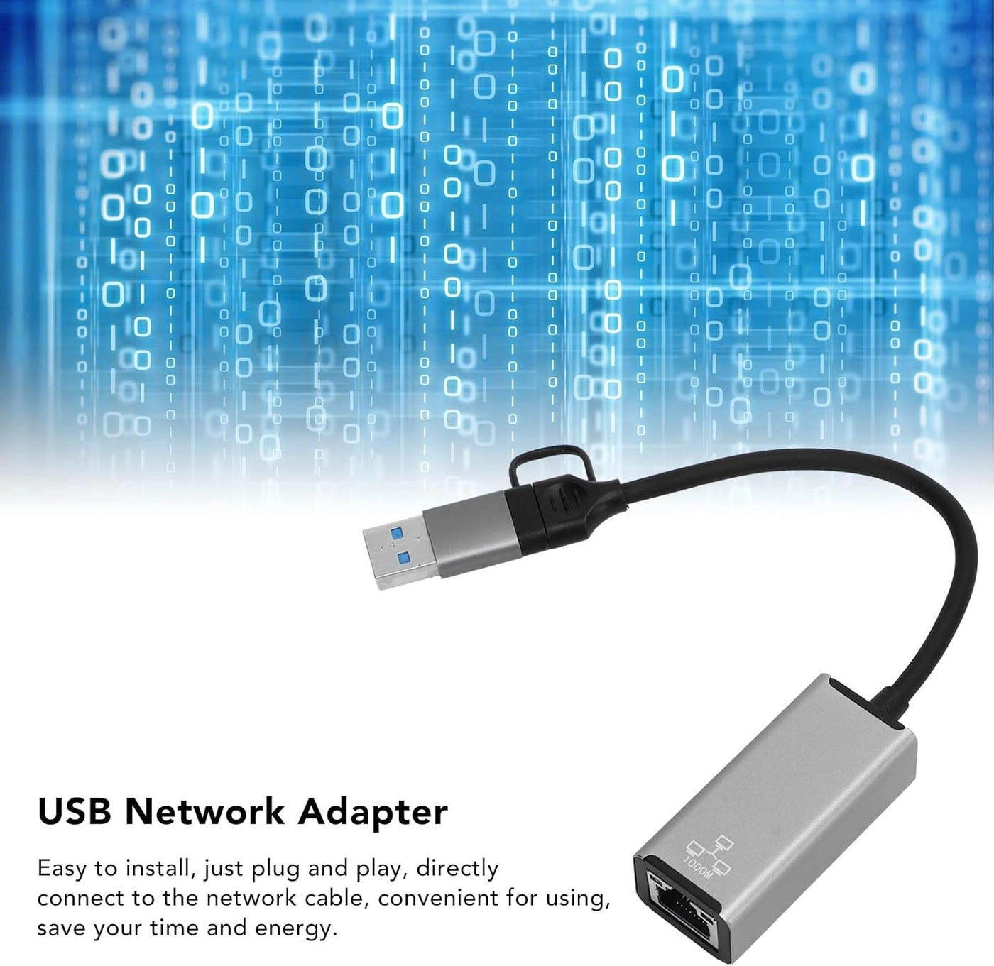 Gigabit Ethernet Adapter - USB C USB A
