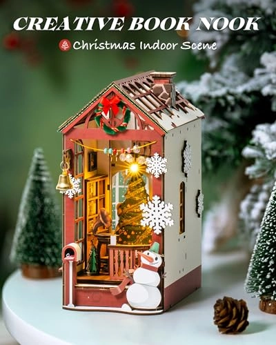 Book Nook - Christmas Indoor Scene