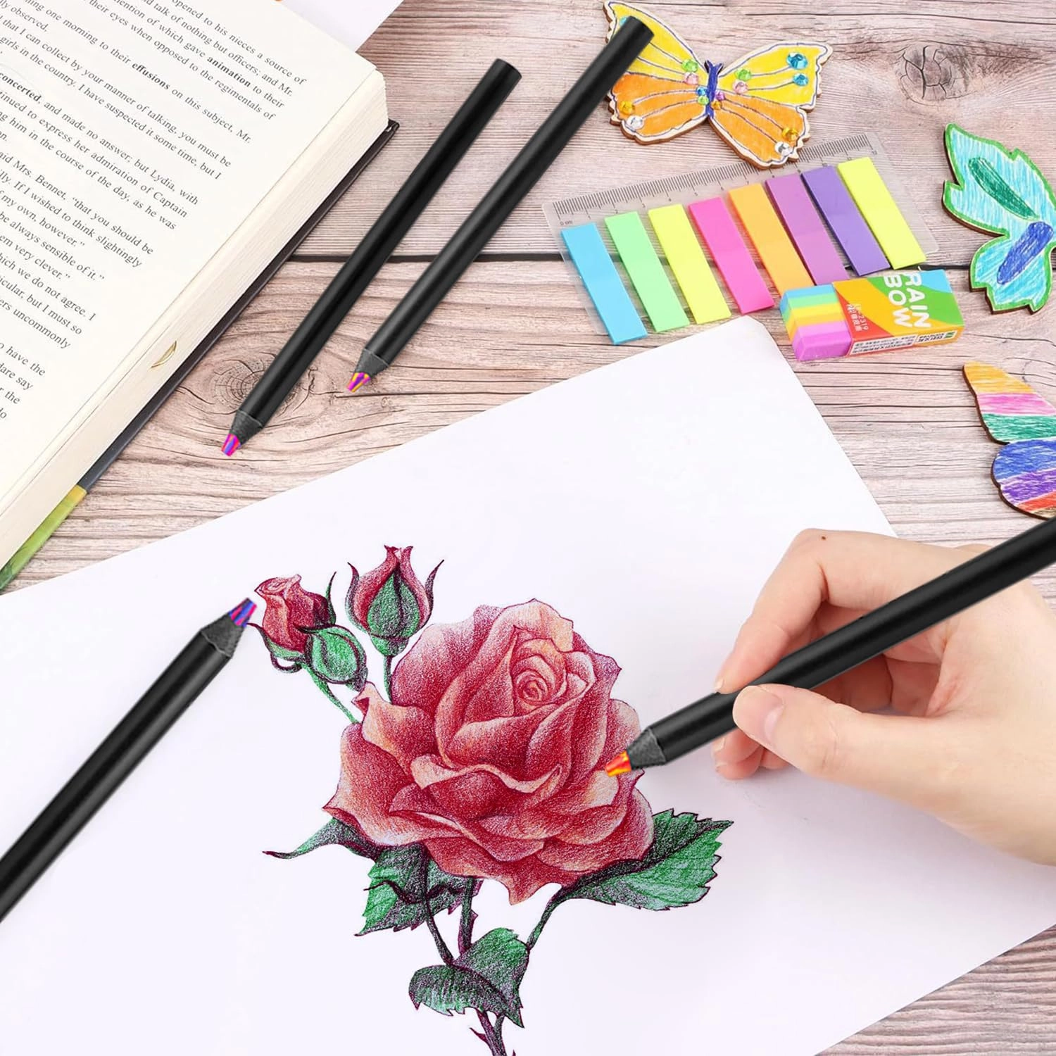Rainbow Pencils - 12 Pcs