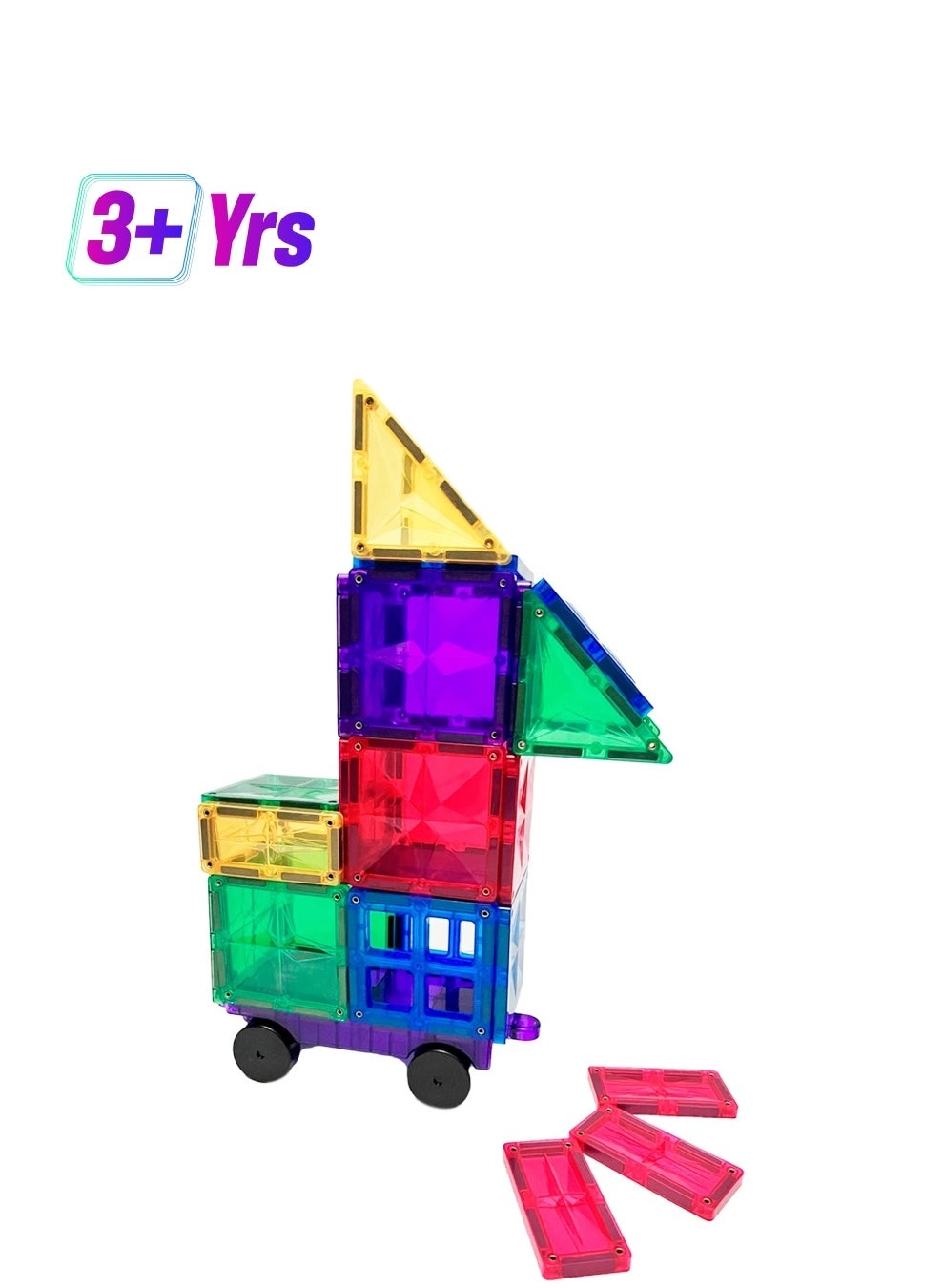 Star Kids Magnetic Tiles - Construction 29pcs