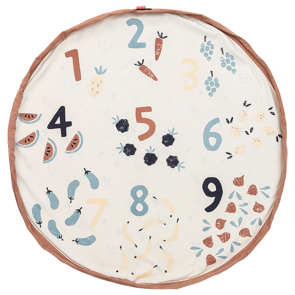 Play&Go Playmat & Storage Bag - Veggie Numbers Suitable for 3 years and above