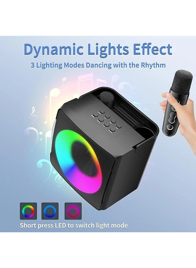 SD-508 - Mini Karaoke Bluetooth Speaker LED Lights Built-In Microphone