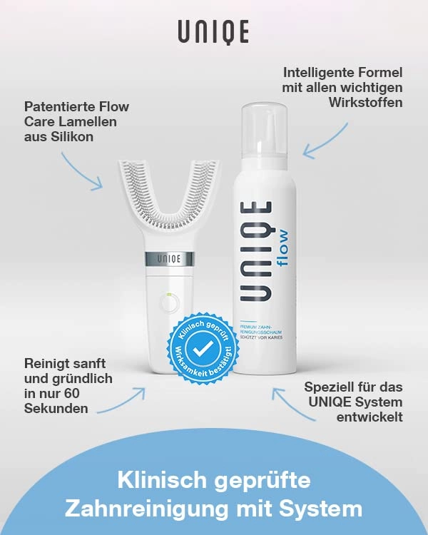 One - lamellar toothbrush + mouthpiece - S M L + tooth gel + tooth foam
