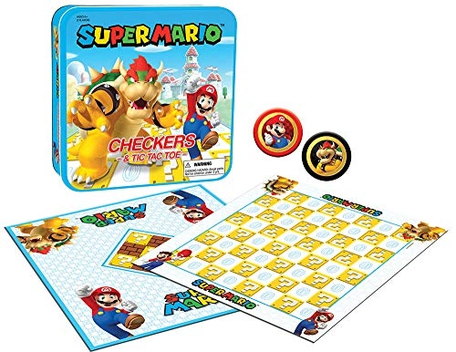 Super Mario Checkers & Tic Tac Toe