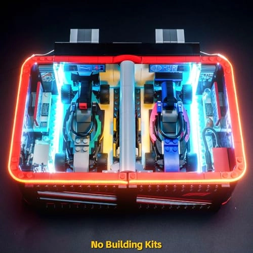 LED Light Set - Compatible with Lego 60444 F1 Garage Mercedes-AMG Alpine Cars