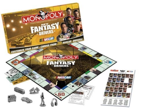 USAopoly My Fantasy Drivers Monopoly NASCAR