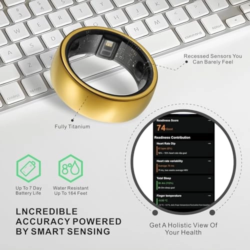 Smart Ring - 24/7 Heart Rate SpO2 Sleep