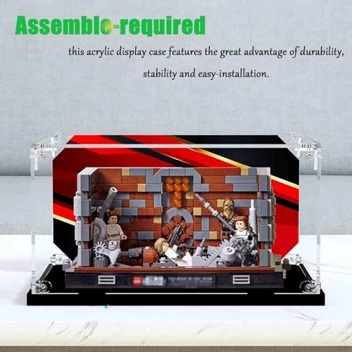 Display Case for Lego 75339 - 3MM Dustproof Clear