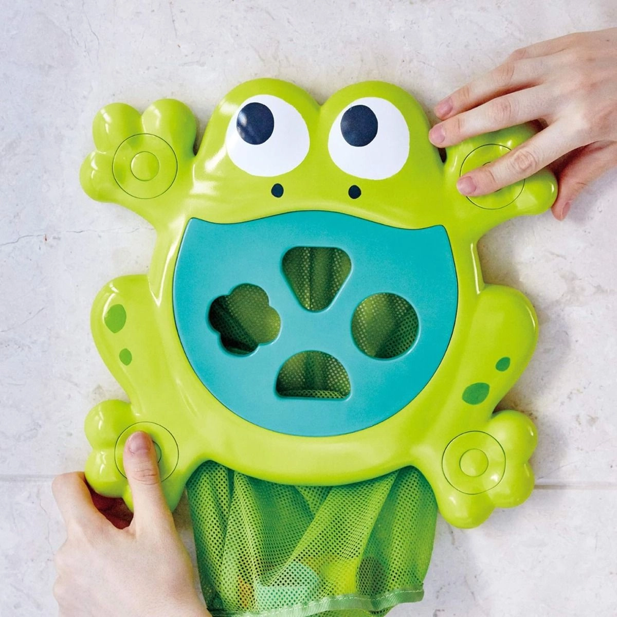 Feed Me Bath Frog - Light Green 1+