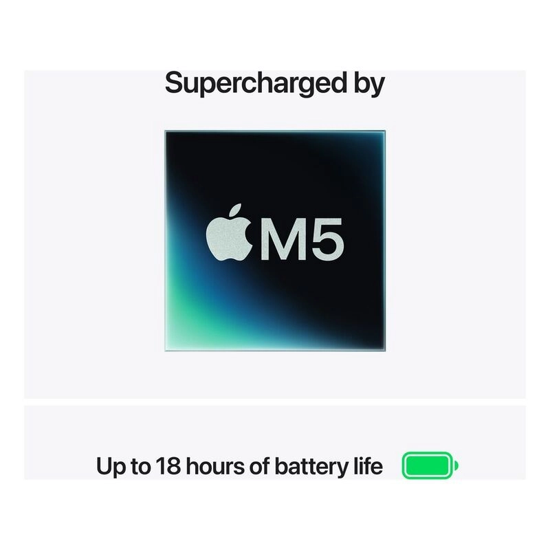 MacBook Air 2026 - 13.6'' M5 16GB Unified 512GB SSD