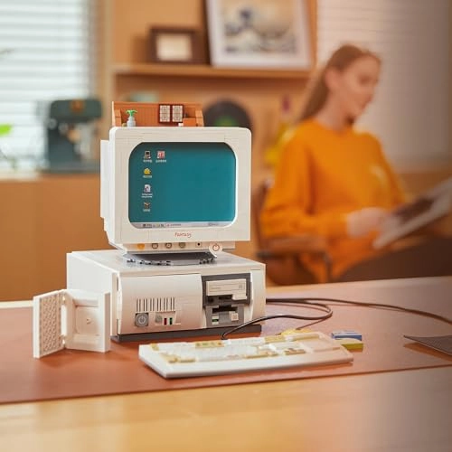 Retro Computer Building Blocks Set - 22 pcs