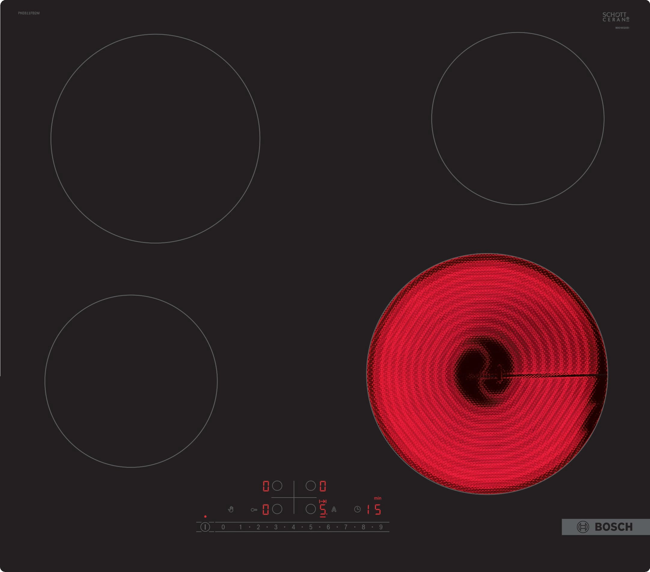 Series 6 PKE611FB2M Electric hob