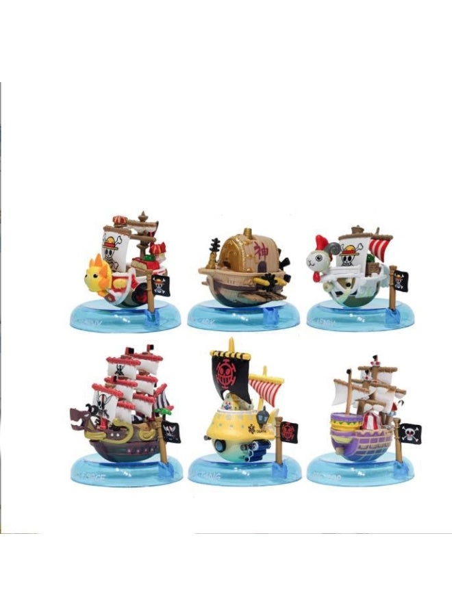 Sunny Go + Going Merry + Blackbeard's Ship - One Piece