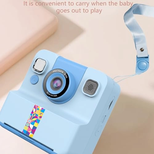 Instant Print Camera - 48MP 1080P 6X Zoom