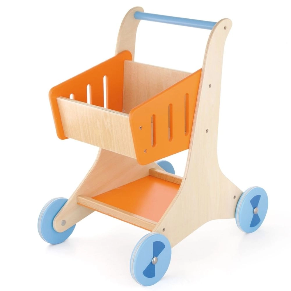 Woody Buddy Blippi V Montessori Role Play Wooden Kids Trolley - Suitable for 18 months and above