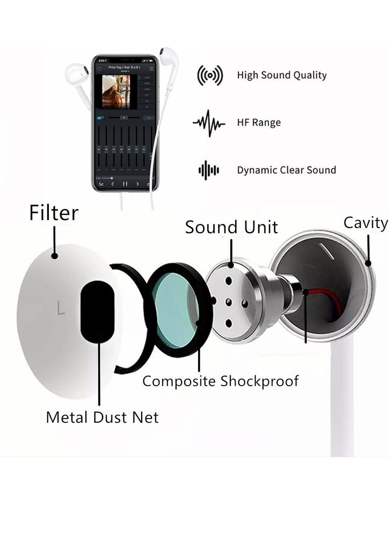 Lightning Headphone Wired Headset