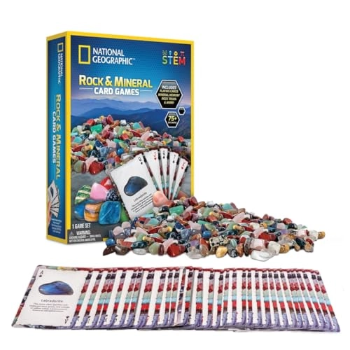 Rock And Mineral Card Games Geology - 5 - 15 years Over 75 pieces