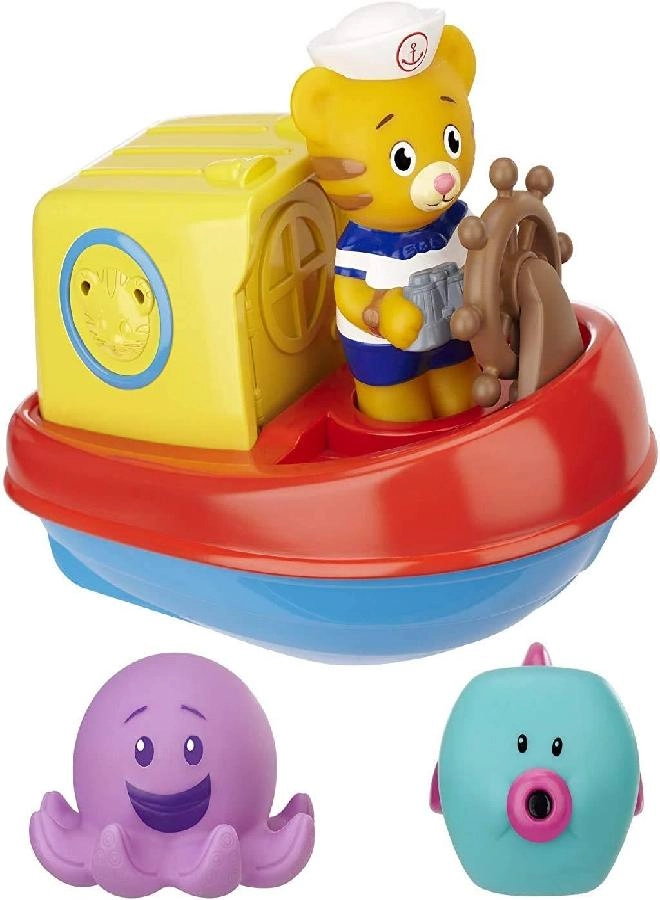 Daniel's Bathtub Voyage Adventure - 6 Piece Set Multicolor