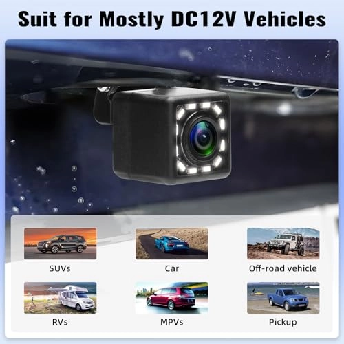 Rear View Camera - Night Vision Wired 1.0 Megapixel