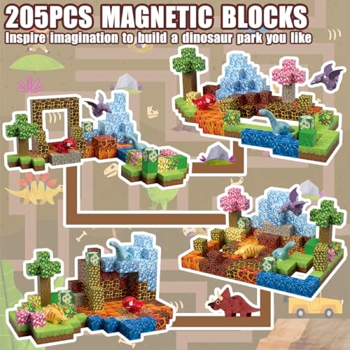Magnetic Building Blocks - 205 pcs