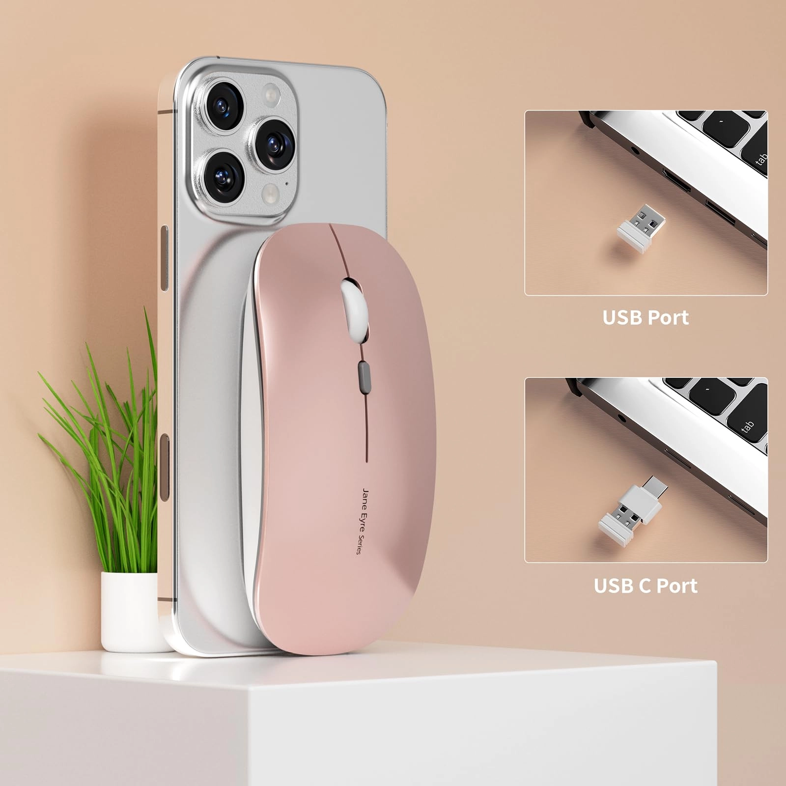 Q5 Slim Rechargeable Mouse - Wireless