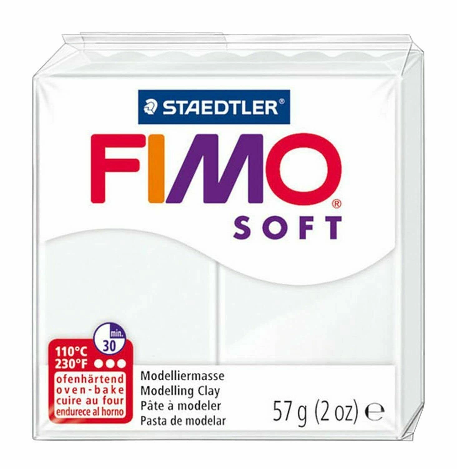 Soft & Effect Polymer Oven Modelling Clay - 57g 4 pcs.