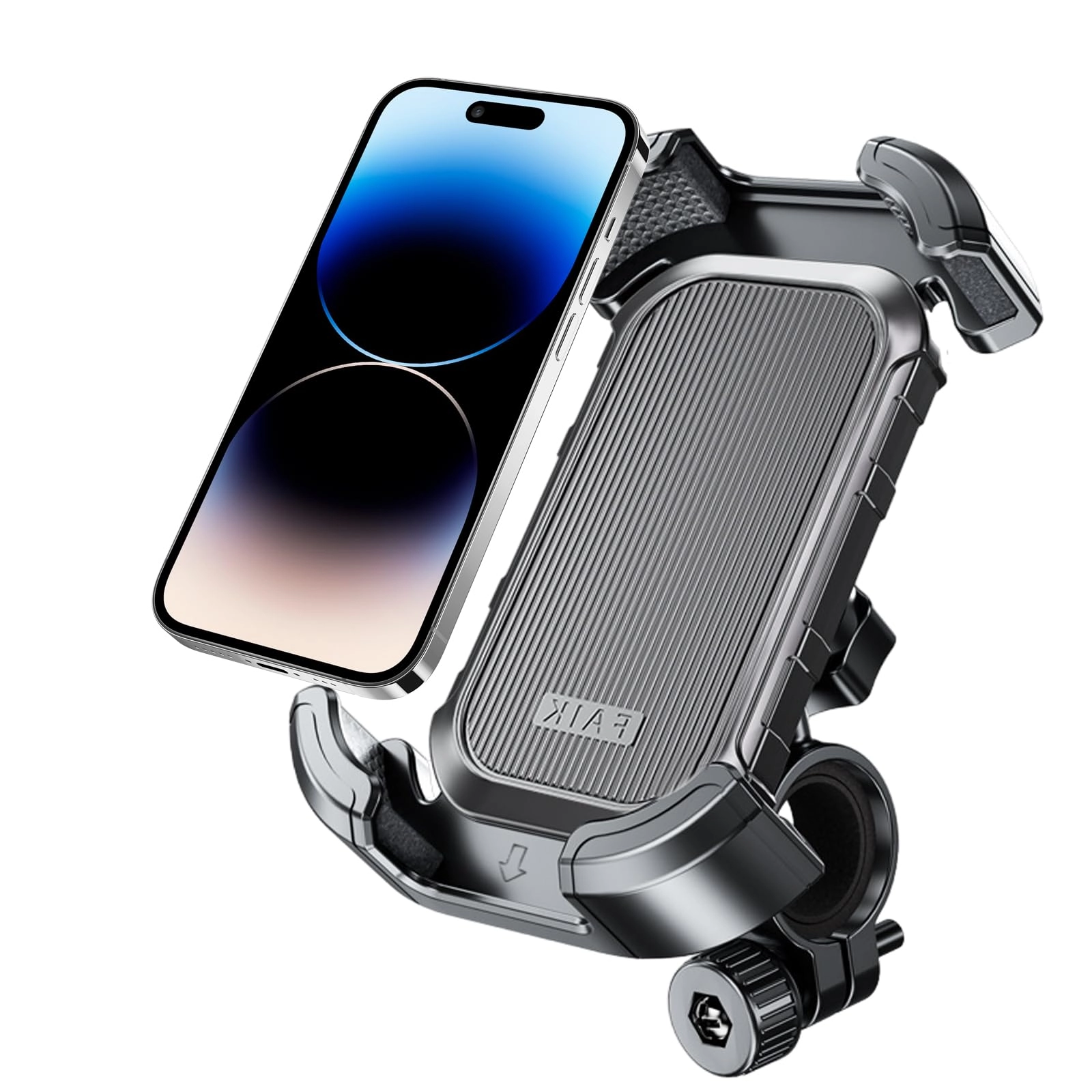 Azonelife Universal Motorcycle Mobile Phone Holder - 360° Rotatable Fits 4.7-6.8 Inch