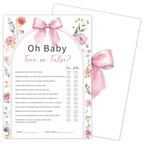 Oh Baby True Or False Game - 18 years and up 30 piece(s)