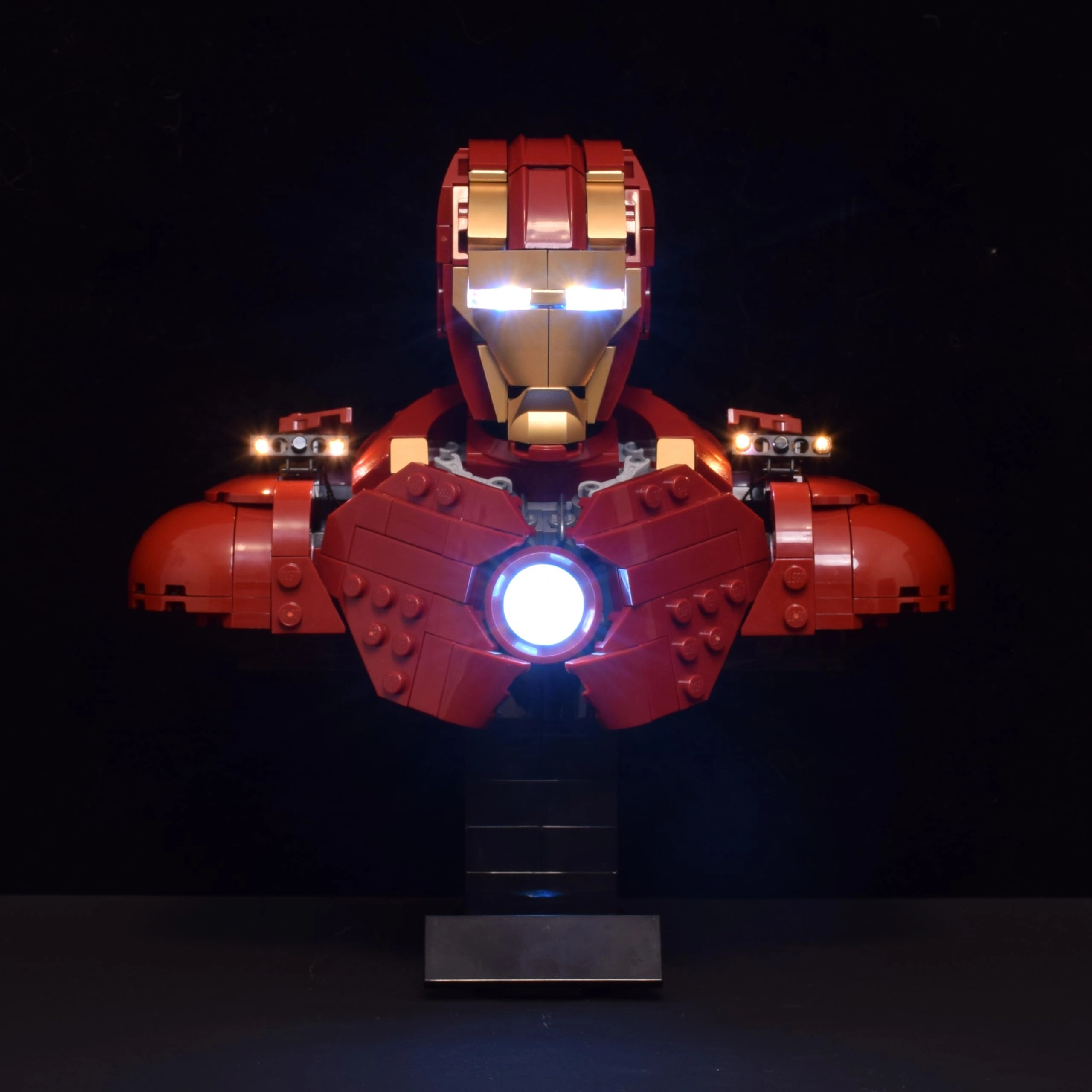 LIGHTGO LED Kit for Iron Man MK4 Bust - Touch Switch Lighting Only