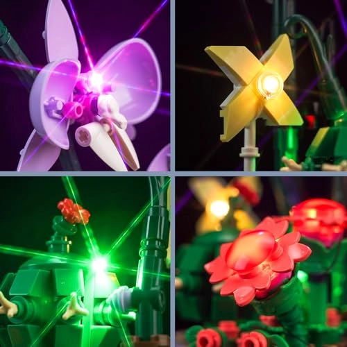 LED Light Set - Compatible with 43237 Isabela's Flowerpot USB Battery Powered