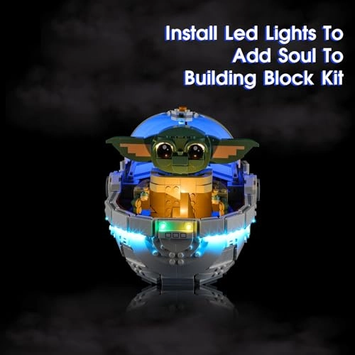 LED Light for LEGO 75403 Grogu with Hover-Pram Set