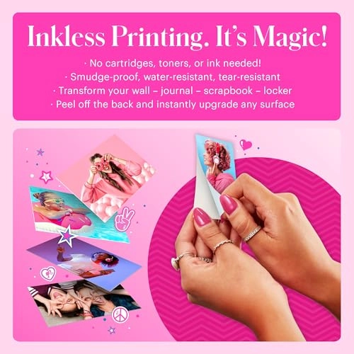 X Barbie Printomatic - 2x3 ZINK + Barbie Deluxe Camera Case + Zink Paper - 20 Sheets
