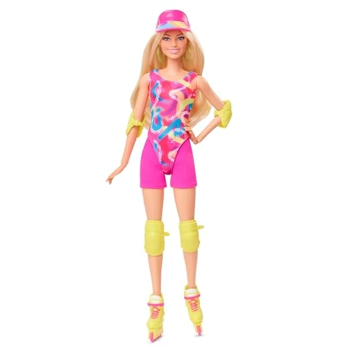 Margot Robbie Skating Doll - Neon Outfit Inline Skates Ages 12+