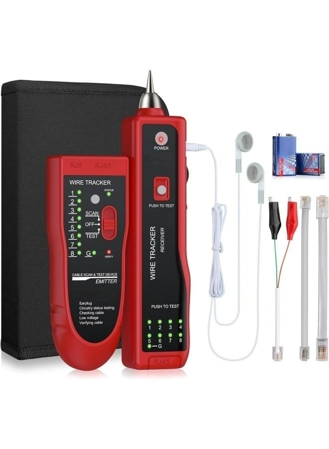 Apluynm Wire Tracker - RJ11 RJ45 Continuity Checking