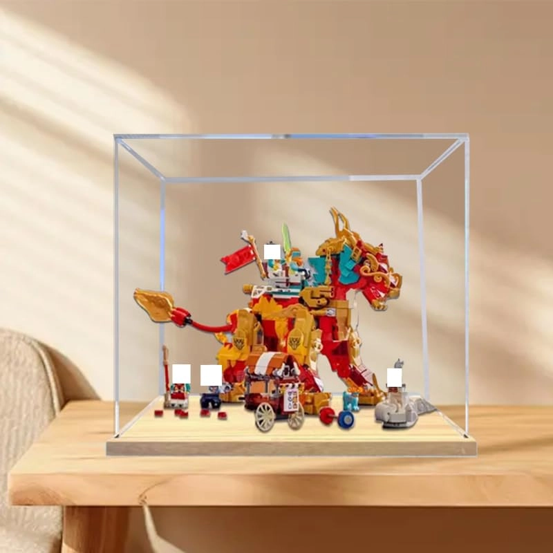 Clear Acrylic Display Case (80066) - 30x15x25cm Background+top Light