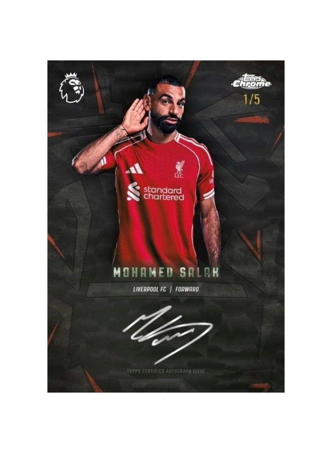 Premier League Chrome 2026 - 5 Packs per Box 4 Cards per Pack