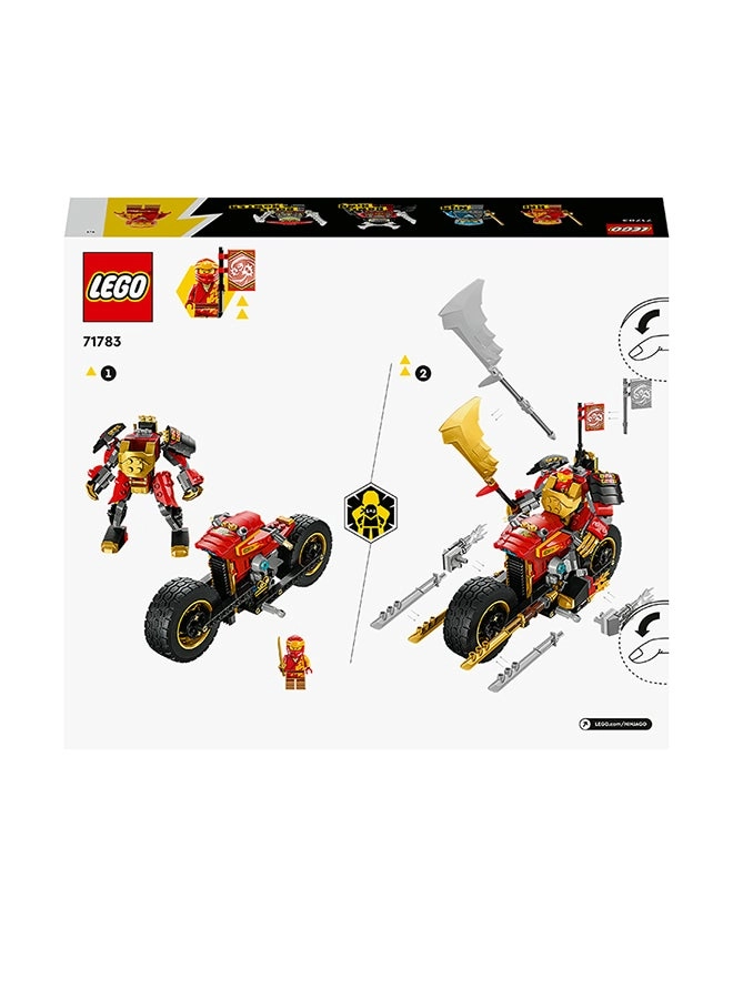 NINJAGO Kai’s Mech Rider EVO (71783) - Upgradable ninja motorbike Mech action figure