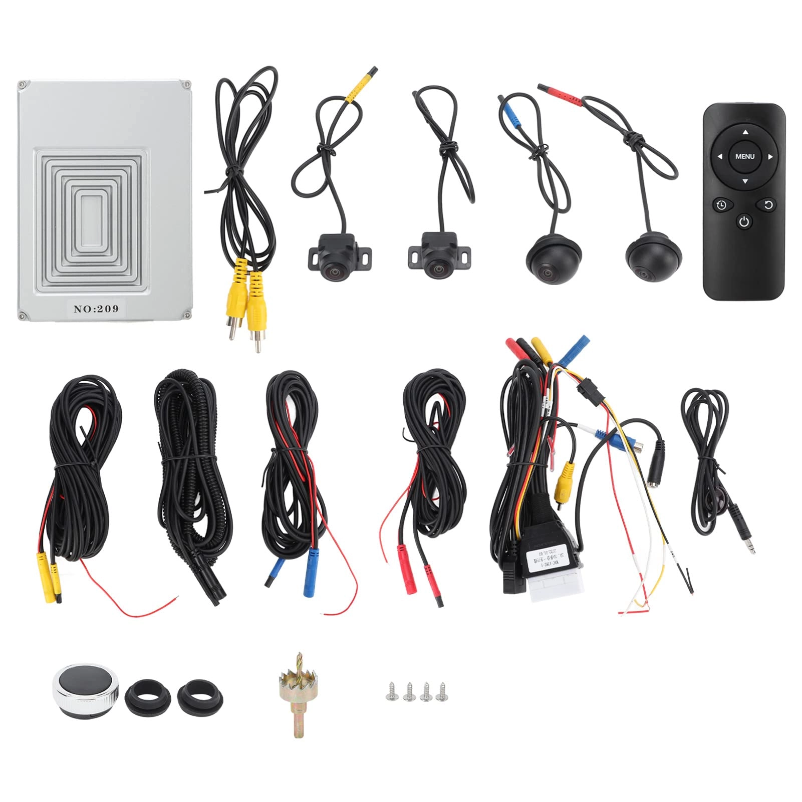 360 Panoramic Car Camera - Night Vision