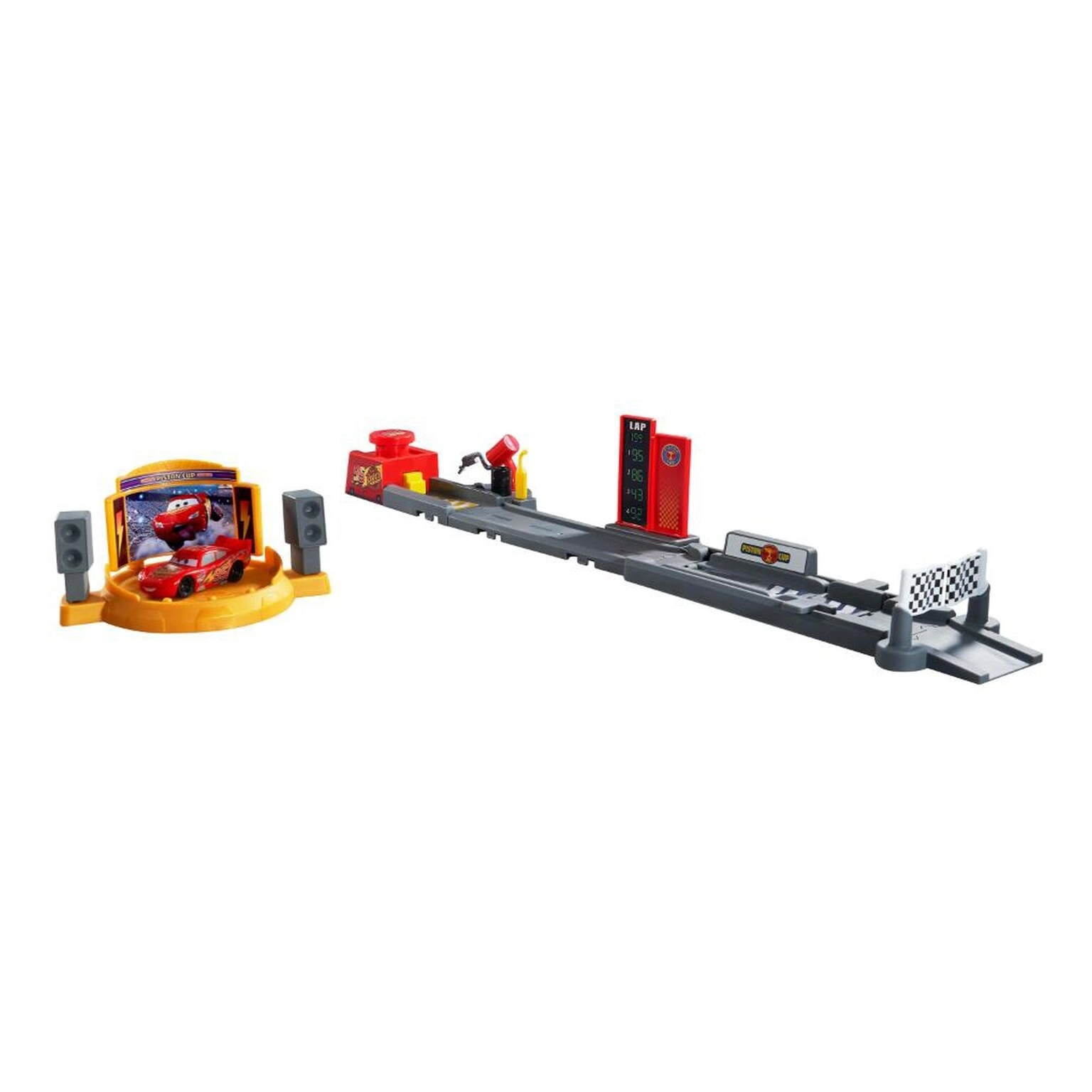 Piston Cup Jump and Stunt Runway Playset
