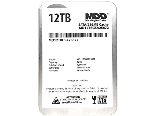 3.5" 7200rpm 256MB SATA 6Gb/s (MD12TBGSA25672) - 12TB