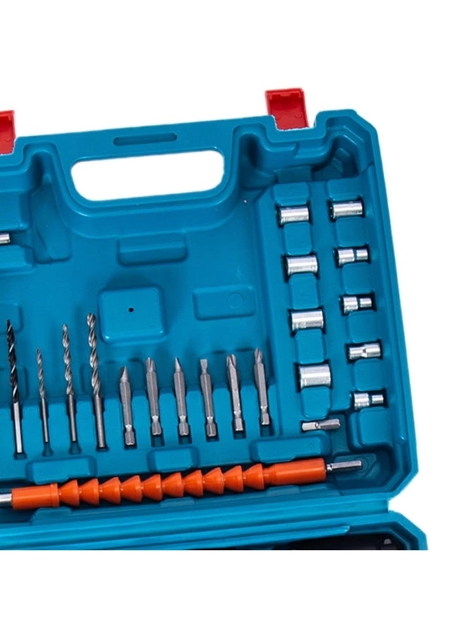 Rechargeable Electric Screwdriver Set - Cordless LED USB Charging